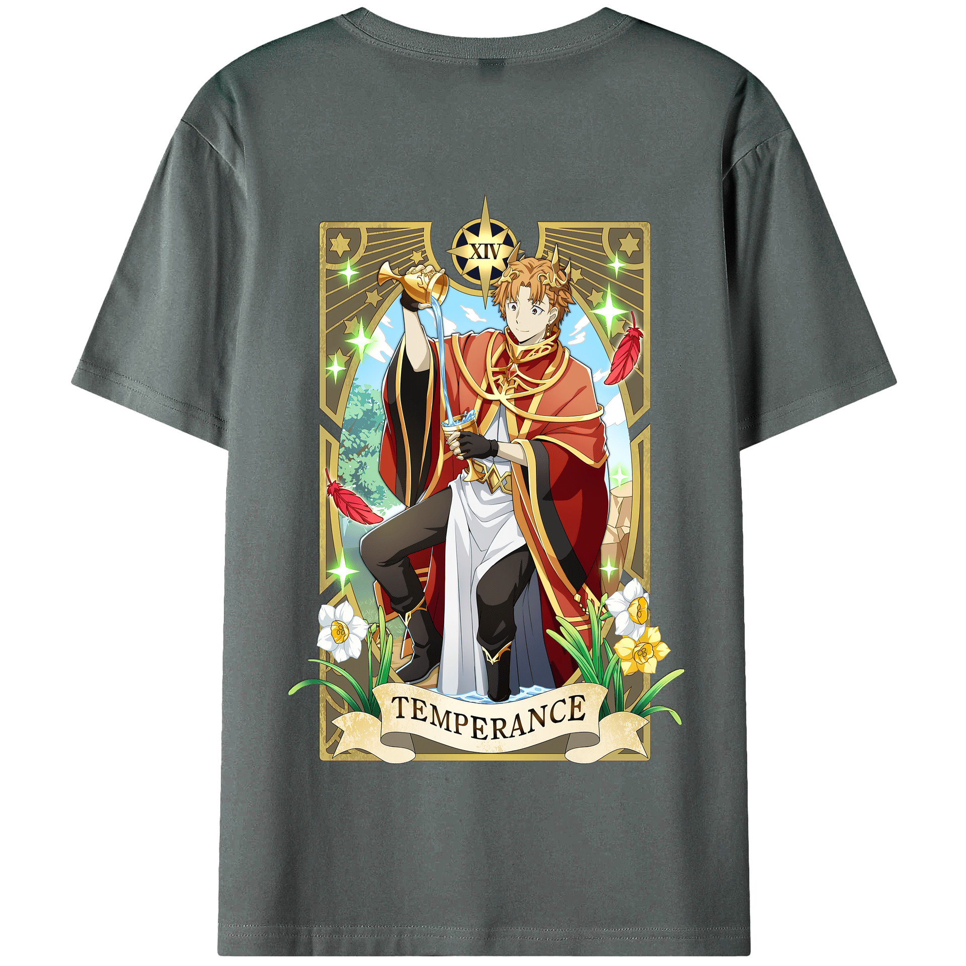 （画像用） 文豪ストレイドッグス Bungo Stray Dogs 綿100％半袖Tシャツ（背面プリント）